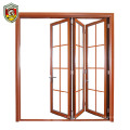 European modern design soundproof double laminated tempered glass aluminum bifold doors